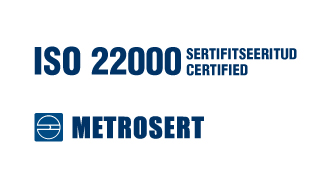 ISO 22000 Sertifitseeritud - Metrosert